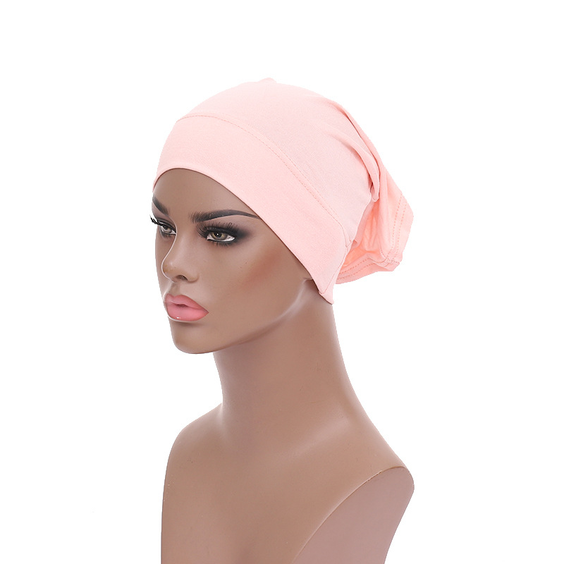 Muslimischer Hut, mehrfarbig, elastische Kappe aus merzerisierter Baumwolle_voghion.com