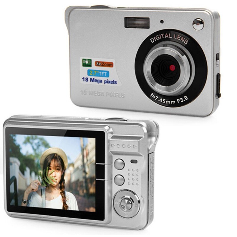 Cross-Border New Digital Camera Dck09 Digital Card Camera 18 Million Pixel High-Definition Video Flash