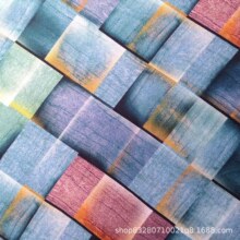 60S人造棉真数码印花 100%人棉贡缎 时尚棉绸印花布 热销女装面料