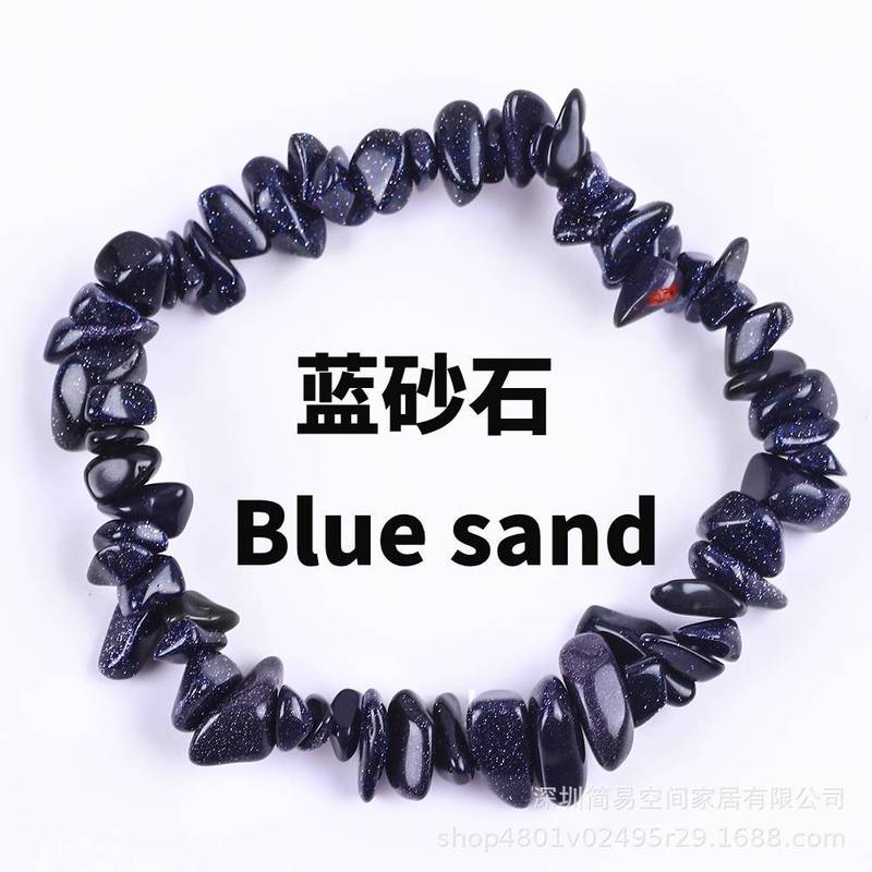 卸売り天然石水晶砂利女性チェーン手串不規則小砂利紫晶手串アクセサリー|undefined