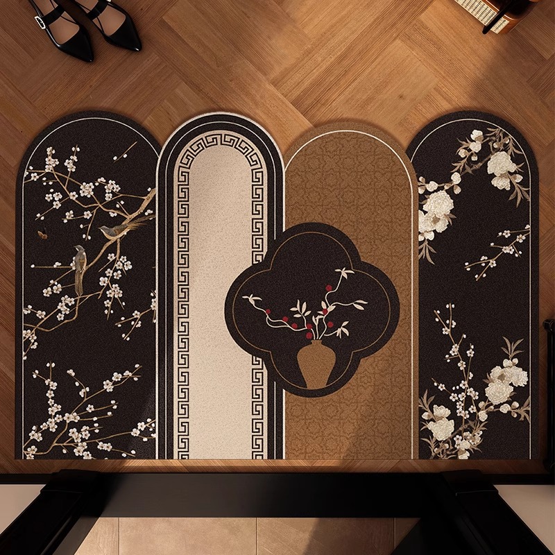 Vintage Eingangsmatte Aus Schlingenware Schmutzabweisend_voghion.com