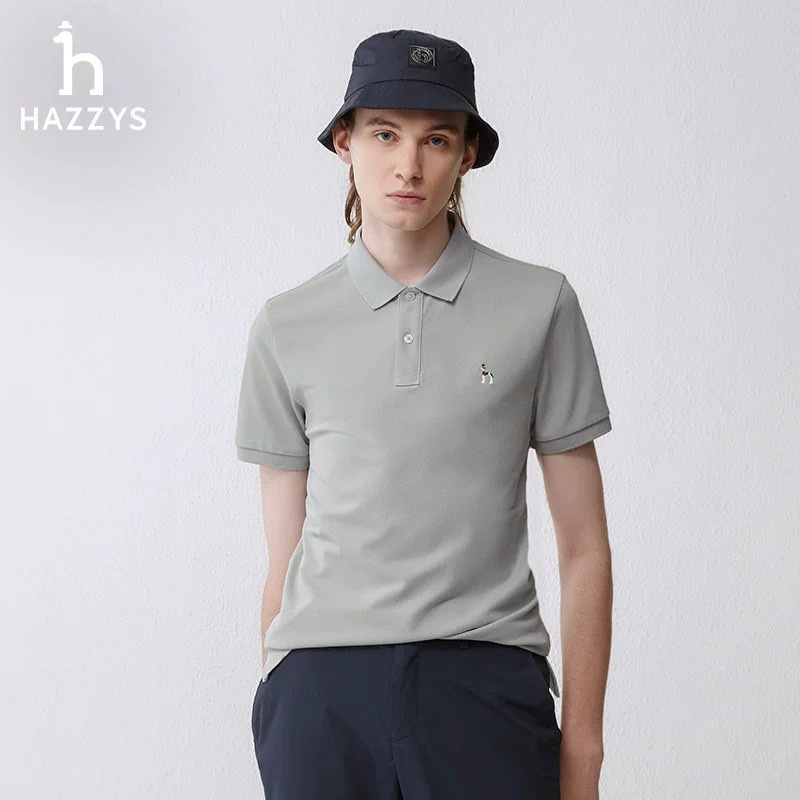 クロスボーダー Hazzy Haggis メンズ クラシック 春夏新作 カジュアル ラペル 半袖 ポロ Tシャツ|undefined