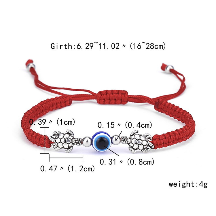 Fashion Devilu0027S Eye Alloy rope Knitting Plating Unisex Bracelets 1 Piece