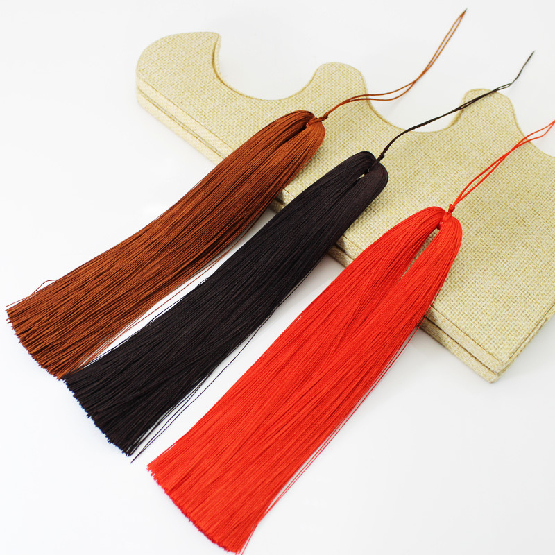 17cm thin line tassel DIY tubeless tassel bag pendant car pendant handicraft accessories tassel hanging tassel