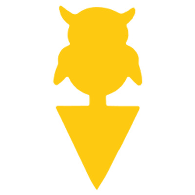 Placa atrapada de insectos transfronterizos doble cara trampa de moscas de forma extraña trampa de insectos placa amarilla patrón de pegamento de insectos trampa