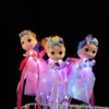 Hot selling LED light -emitting fairy stick flash star empty planet pushing gift light wave ball drainage site stall source batch