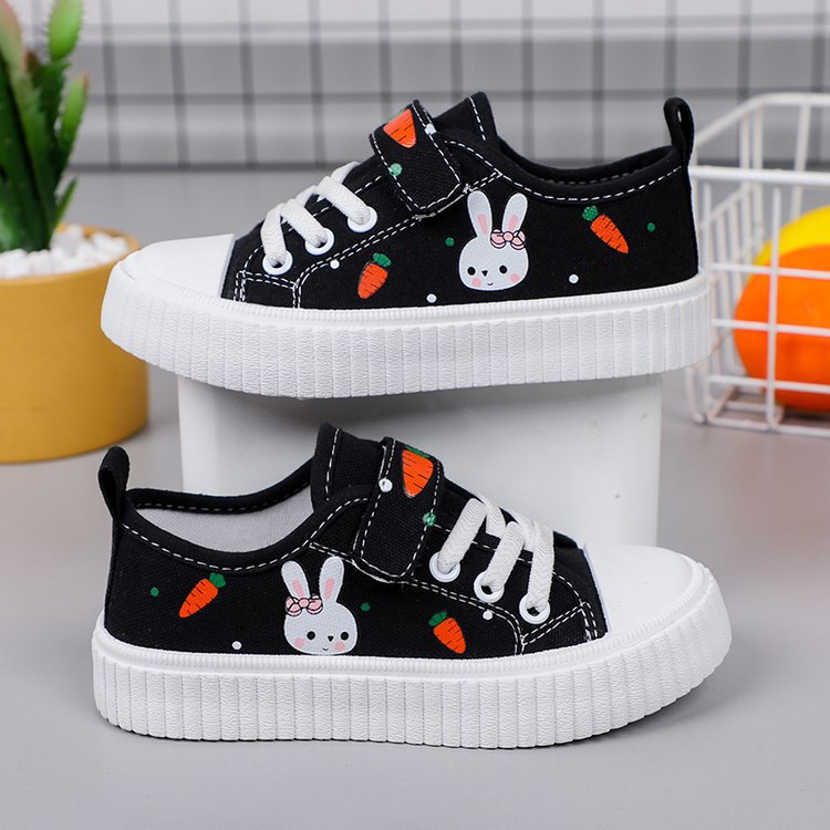 Zapatos de lona para niños niñas estudiantes zapatillas planas casuales Zapatillas deportivas bajas al por mayor