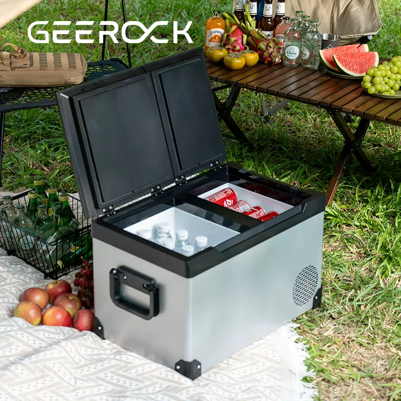 大容量车载冰箱TF系列车家两用便携式小冰箱批发节能双温节能静音