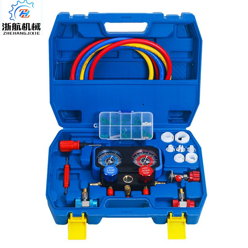 Завод автомобиль кондиционер хладагент метр группа R134 снег типа манометр хладагент метр группа фторированного хладагента метр группа