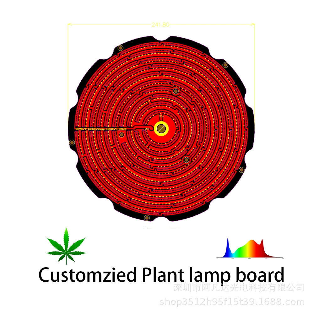LED-дизайн лампа для растений, 200 Вт, 100 Вт