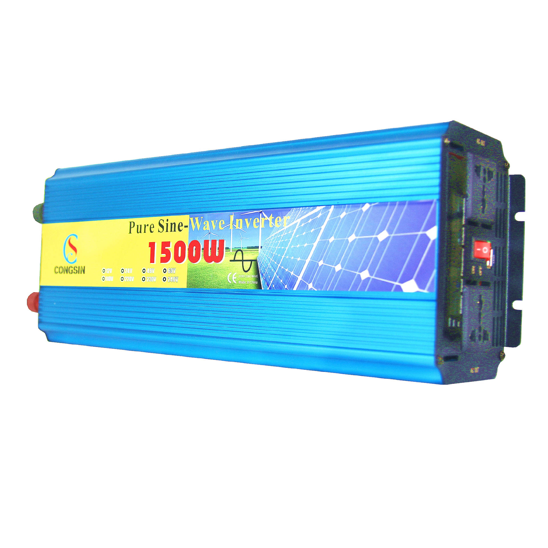 厂家直销 现货热卖 12V 24V 110V 220V 1500W纯正弦波逆变器带USB