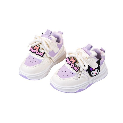 Children's Spring Fashion Cute Rabbit White Sneakers for Girls, Versatile Soft Sole Shoes for Kids
