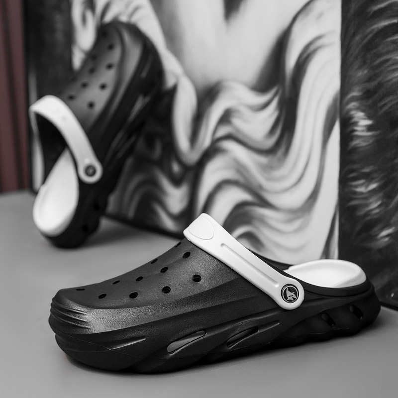 Pareja de zapatos de cavidad 2024 nuevo verano pisar mierda sensación de desgaste deportivo casual zapatos de playa para hombres y mujeres