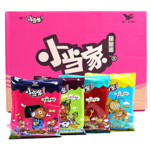 Xiaodangjia instant noodles whole box wholesale Internet celebrity dry instant noodles snack noodles student dormitory stocking leisure snacks