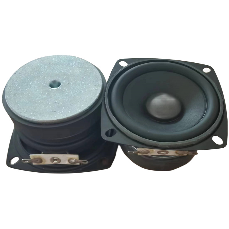 厂家供应2.5寸方形66mm55磁橡胶边2欧15瓦喇叭音响喇叭扬声器