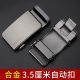 Leather Head Men's 3.5cm Automatic Buckle Alloy Waist Head Outer Wear Buckle Pants with Buckle Accessories in stock