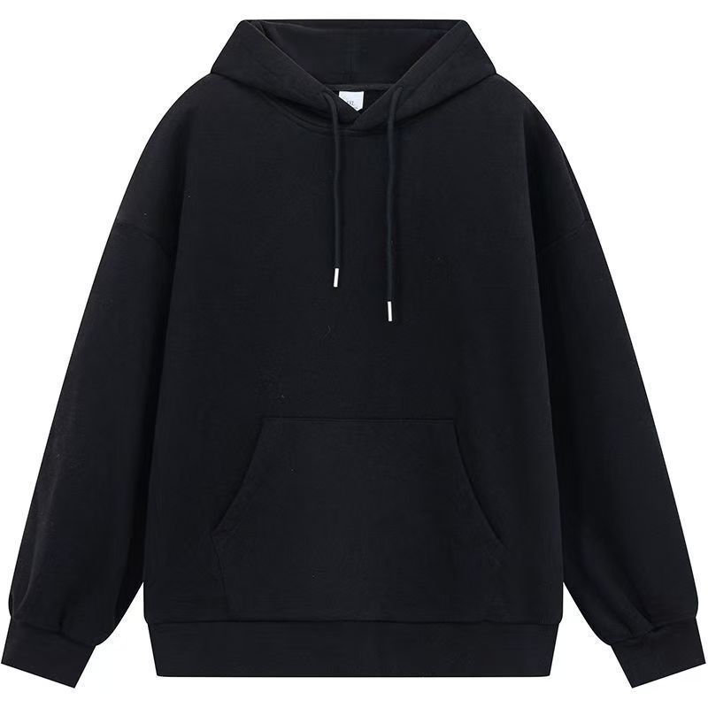Other Sweater Hooded Loose Black