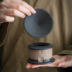 創意無孔茶漏公道杯茶水分離茶具茶濾隔茶葉過濾器泡茶神器沖茶器