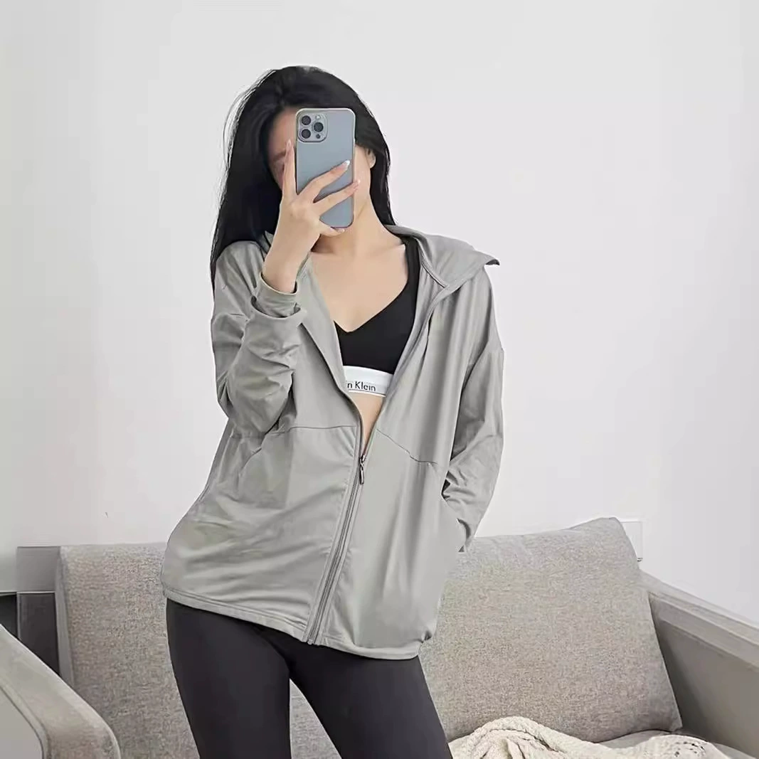 Солнцезащитная одежда из ледяного шелка с жестким сердечником, Женская легкая летняя 2023, новая крутая велосипедная куртка-кардиган с защитой от УФ-излучения для мужчин