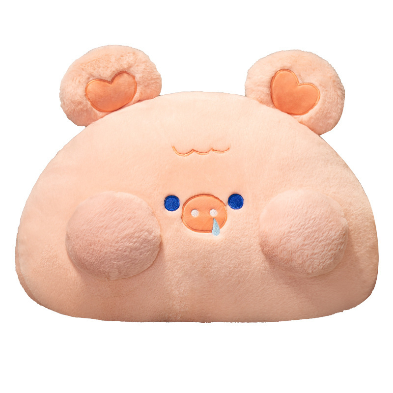 Creativo suave conejo gato almohada juguete de peluche oso cerdo muñeca hogar sofá almohada muñeca