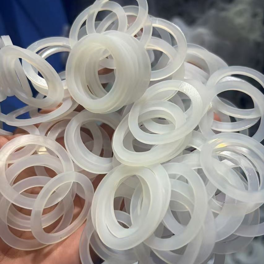 透明硅胶垫圈 内外圆硅胶垫片 瓶口密封硅胶垫