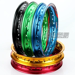 Off-Road Motosiklet 12 14 16 17 18 19 21inch Ön Arxa Alüminium Alaşımlı Təkər Hub Polad Halqa
