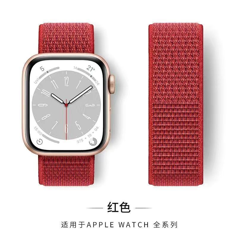 iwatch ナイロンループマジックストラップ S10 Apple S9 ウォッチ SE スポーツ 8/7/6/5 リストバンド男性と女性に適しています。|undefined