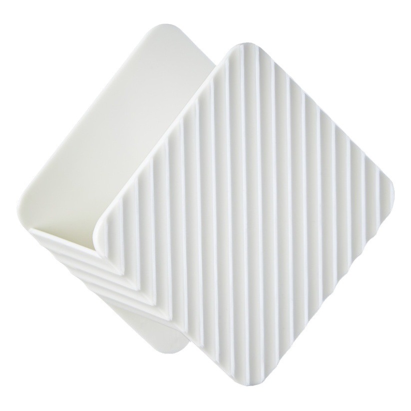 Esfregadora estante de almacenamiento estante de drenaje suministros de cocina sin perforar piscina montada en la pared bola de acero para lavar platos Almacenamiento de esponja