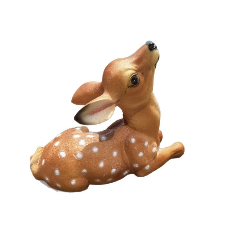 模擬ニホンジカ動物装飾品屋外庭中庭ヴィラ庭芝生風景装飾樹脂装飾品|undefined