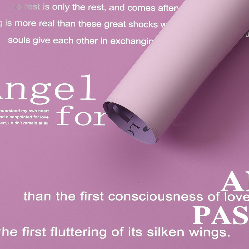 Huaxi Armani Inglés papel de embalaje de flores de aluminio de plata papel de ramo de flores hecha a mano DIY florista floral comercio exterior al por mayor