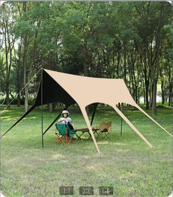 Outdoor Camping Sunshade Canopy, Avtomobil yan çətirləri - vinyl-3345m-dovetail-canopy-waterproof-and-sunscreen
