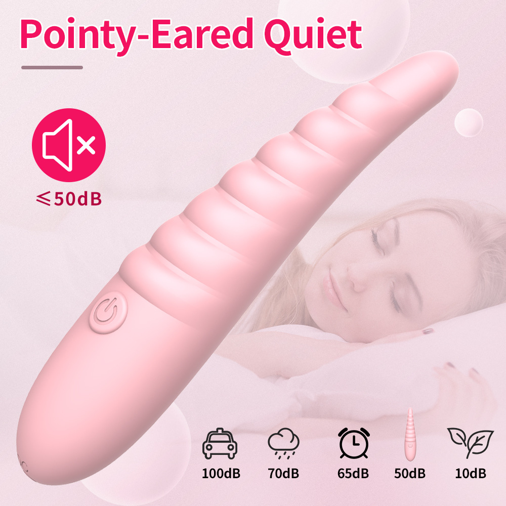 Liquid Silicone Threaded Vibrator For Couples And Women_voghion.com