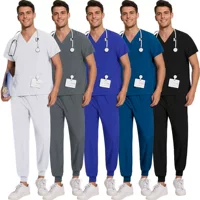 Nurse uniform, matte set for work, Amazon, with short sleeve