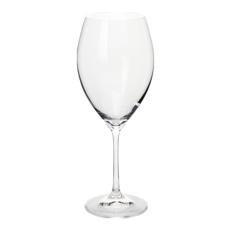 Importación checa de vidrio de cristal sin plomo tazas de vino tazas de vino tazas de champán tazas de bordeaux pies altos