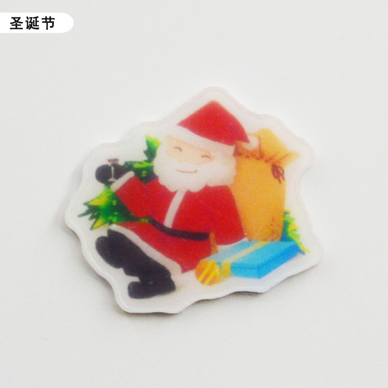 クリスマスアクリルステッカー漫画子供手作りdiy携帯ケースクリーム材料アクセサリー雪だるま|undefined