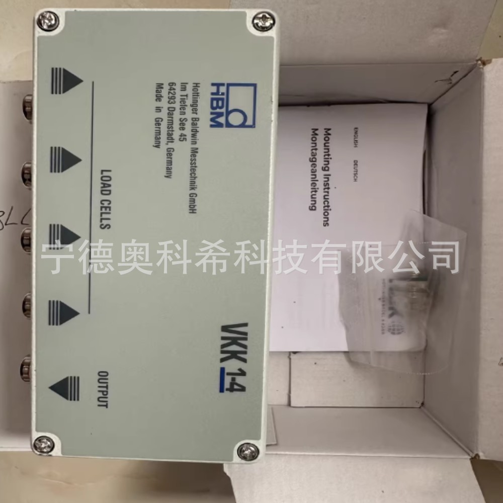 德国HBM放大器 VKK1-4 U3 力敏传感器 型号：1kN=2mV/V 议价