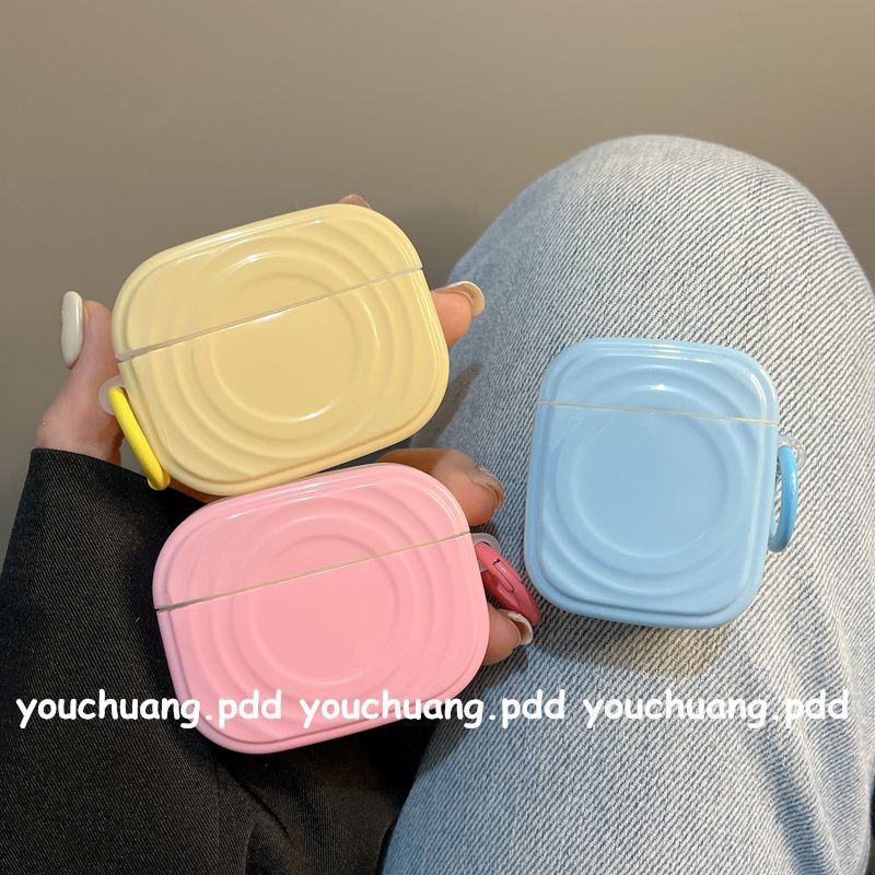 Adecuado para la funda protectora airpodspro2 simple airpodspro2 de color, funda para auriculares Bluetooth de tercera generación, cuarta generación