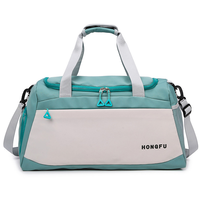 Nueva bolsa de viaje portátil transfronteriza, bolsa de almacenamiento de equipaje de viaje de viaje de corta distancia, bolsa de yoga de entrenamiento deportivo para mujer