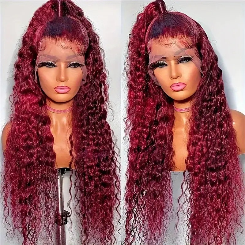 Peruca Afro Natural, Moderna, com Cachos e Renda, Sintética, com Presilhas, Mais Vendida na África para Mulheres_voghion.com