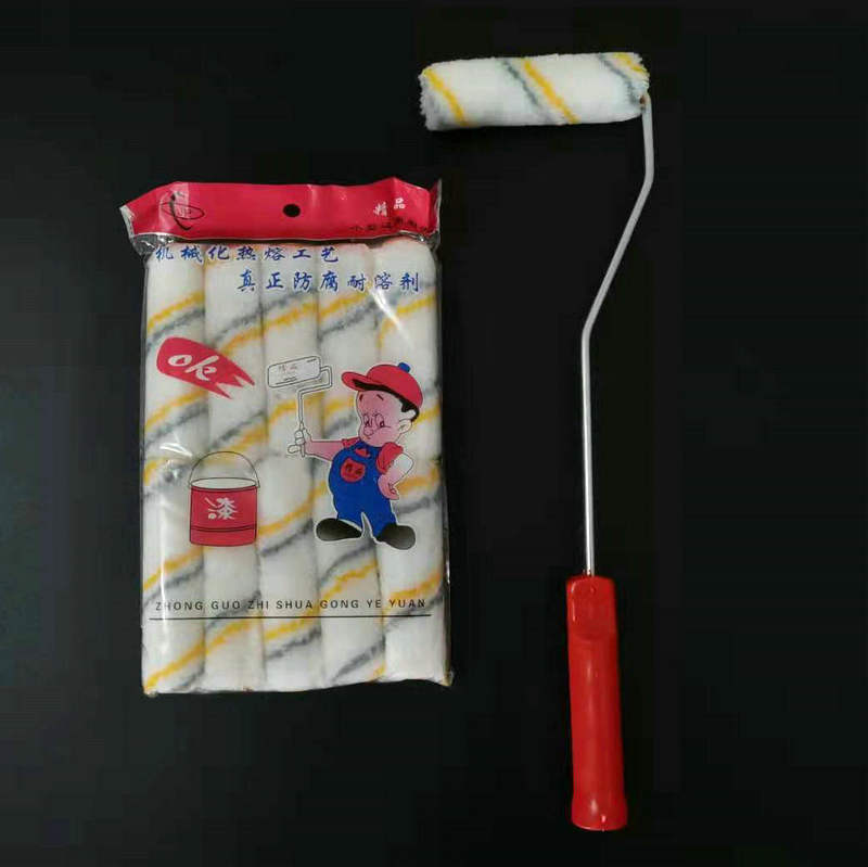 Cepillo de rodillos de 4 pulgadas pequeño pulgar Rodillo de cabeza de rodillo cepillo de pintura