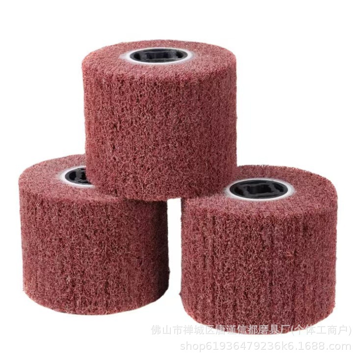 十字芯砂轮金刚砂不锈钢拉丝磨油漆木工根雕清洁抛光耐磨砂轮机