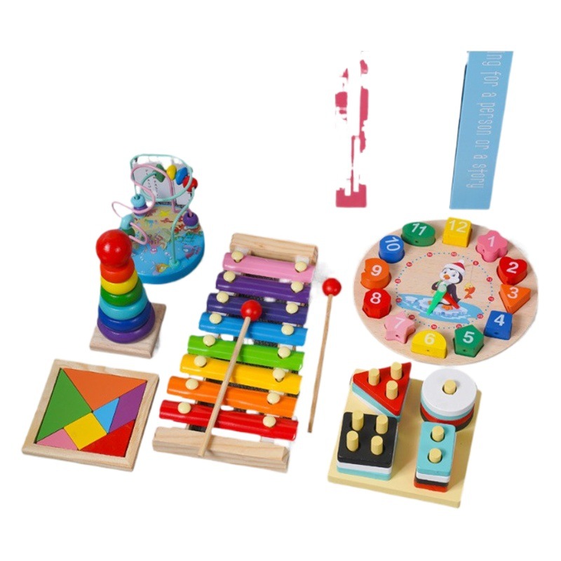 Piano de ocho tonos de xilófono para bebés de 8 meses de edad juguetes educativos de música de percusión de 1-2 años de edad