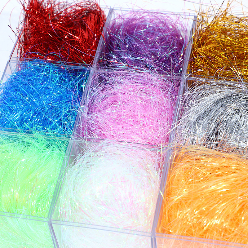 8g Linear Plastic Colorful Brushed High-End Cosmetics Paper Silk Jewelry Filling Material Gift Box Filling Raffia 8g Linear Plastic Colorful Brushed High-End Cosmetics Paper Silk Jewelry Filling Material Gift Box Filling Raffia