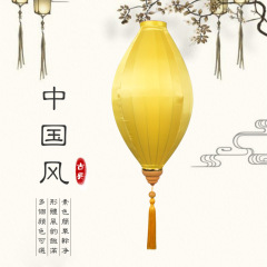 国庆婚庆新中式布艺橄榄灯笼越南灯笼宫灯防水户外古风装饰灯笼