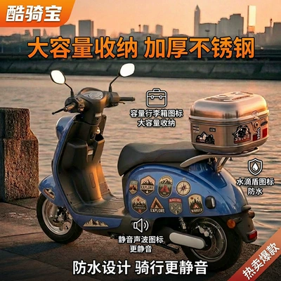 Model, Motorcycle trunk