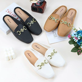 厚底拖鞋;平底拖鞋;男式一字拖