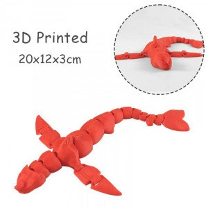Кукольная игрушка Sea Eater 3D-печатная модель, гигантское морское чудовище Мая Бру Левиатан, движущиеся украшения