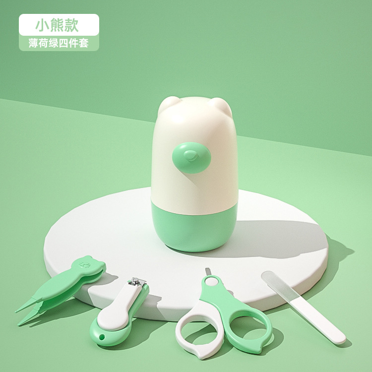 [bear style] mint green/four-piece set