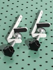 A5LF形桌面支架 （把洞洞板夾在桌邊）洞洞板置物架可立收納架配