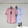 tommy翻领短袖男士衬衫